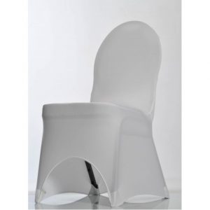 housse de chaises blanche
