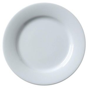 assiette grande diam 20 blanche